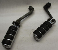 Harley Highway Pegs Foot Pegs Ribbed w/ Mounting Brackets Extensions