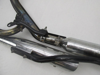 Harley Davidson Softail Exhaust System w/ Aftermarket Slash Cut Slip Ons #1