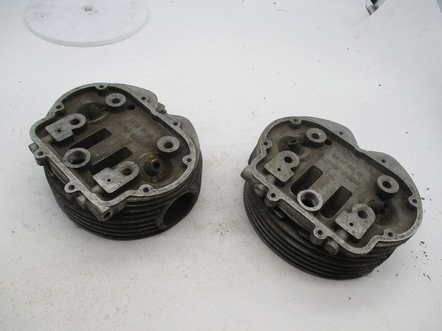 Pair of Moto Guzzi Cylinder Heads Eldorado Ambassador 13022260 13022160
