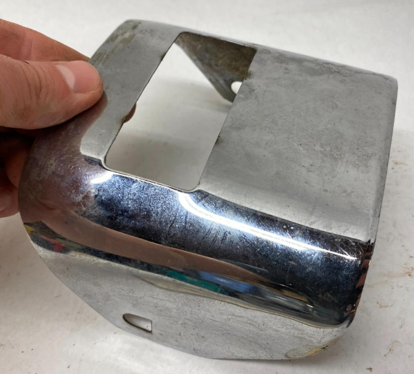 Harley Davidson Chrome Taillight Brake Light Cover Shovelhead