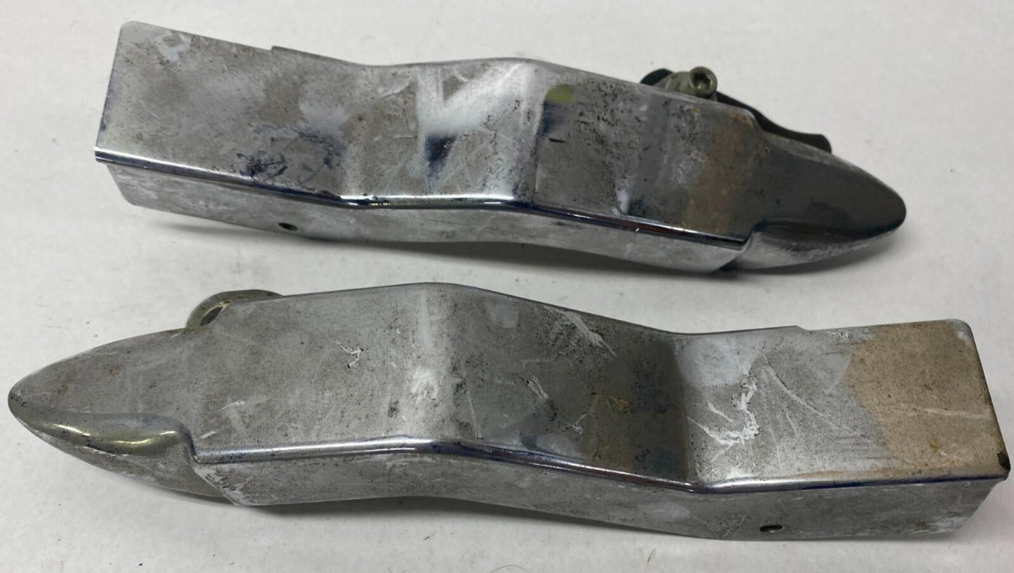 Harley Kuryakyn Chrome Swingarm Axle Covers Pair