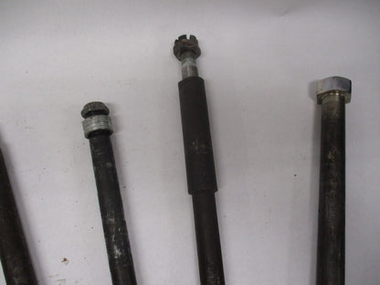 Mixed Lot of (5) Harley Front / Rear Wheel Axles Sportster Dyna Softail #2