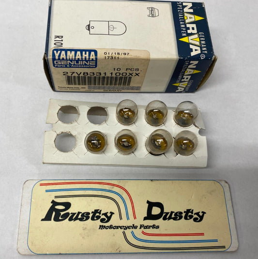 Lot of (7) Yamaha Genuine Bulbs 27V8331100XX
