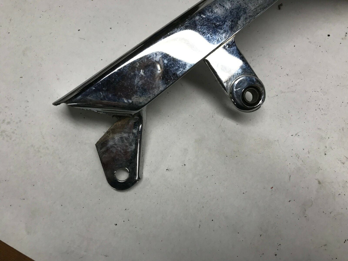 Harley Heritage Softail  Chrome Upper Belt Guard Short Shorty Nice