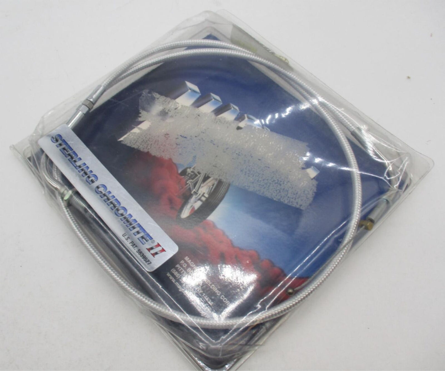 Magnum Sterling Chromite II Braided Idle Cable Kawasaki Vulcan 900 0651-0489