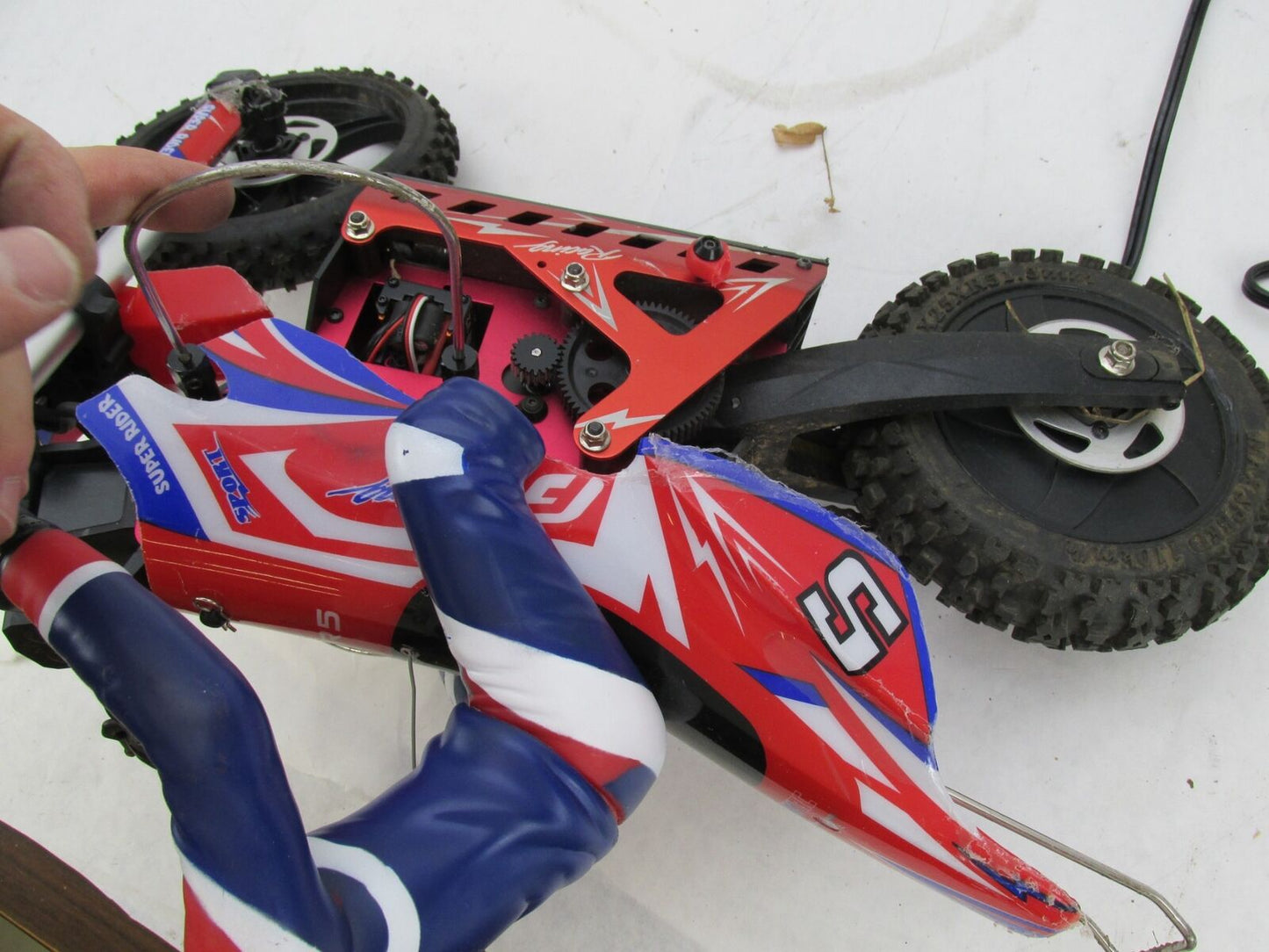 Sky RC Remote Control SR5 Dirt Bike 1/4 Scale Brushless Used for Repair