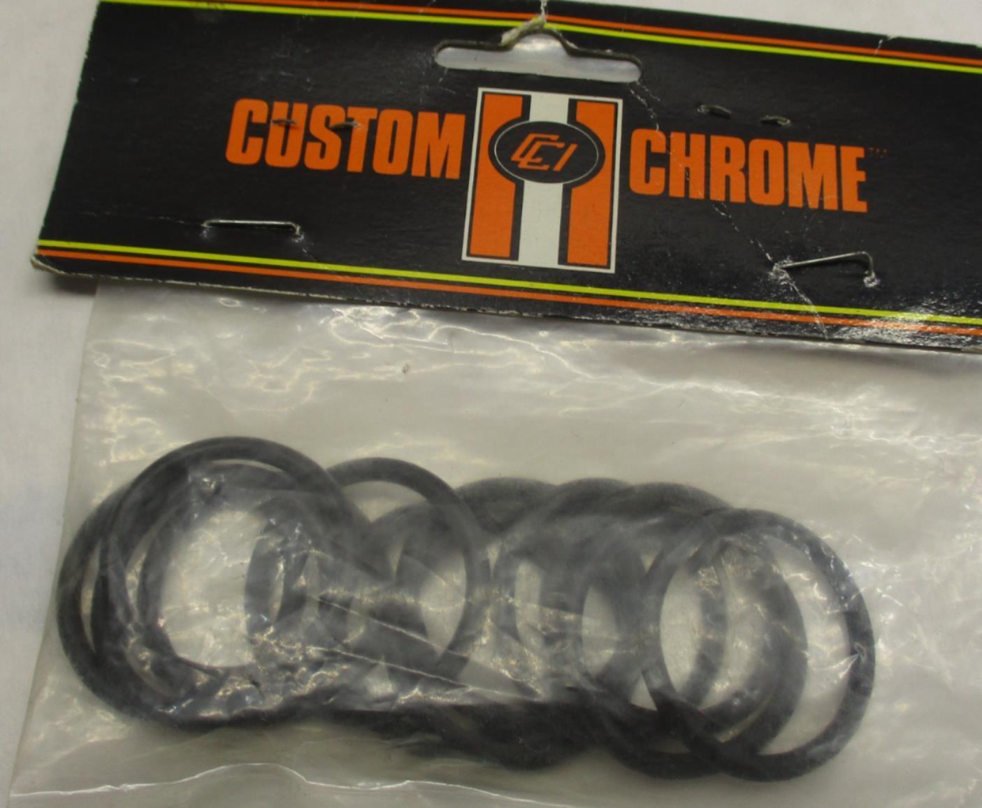 Custom Chrome 18-880 Replacement O-Rings for Harley Davidson Black Diamond Pegs