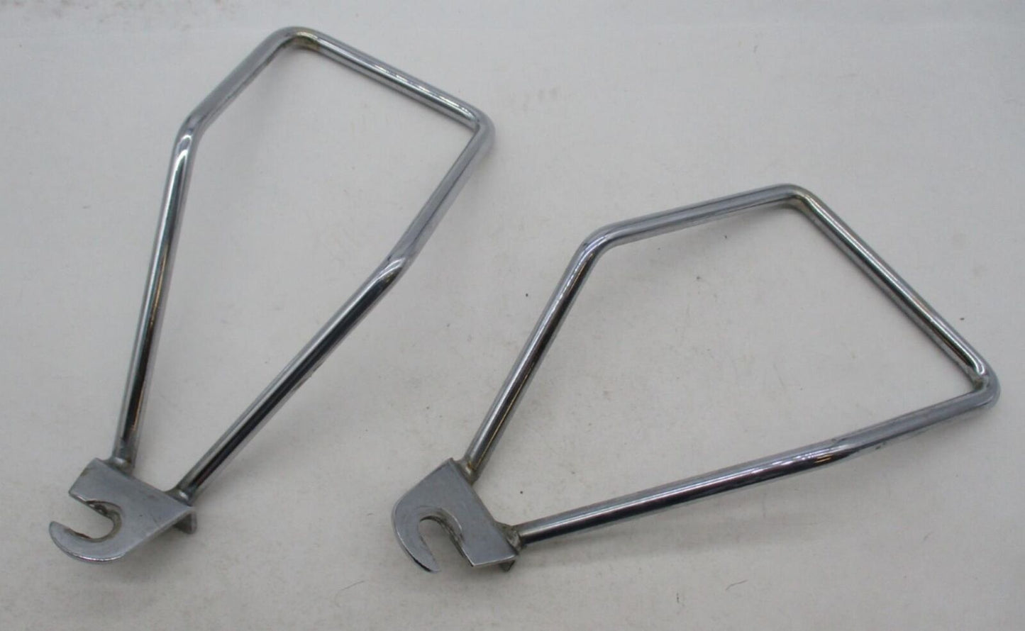 Pair of Harley Davidson Genuine Chrome Soft Saddle Bag Supports