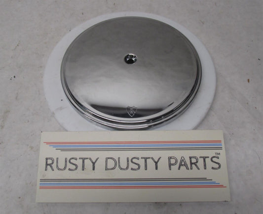 Harley Davidson Arlen Ness Chrome Round Air Cleaner Cover Insert 7.25"