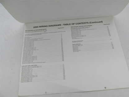 Harley Davidson 2005 Factory Wiring Diagrams 99949-05