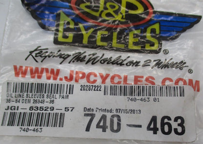 J&P Cycles Harley Davidosn Oil Line Sleeve Seal JGI-63529-57 26348-36