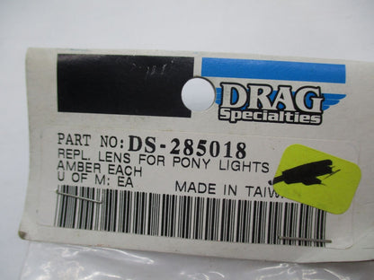 Harley Davidson Drag Specialties Replacement Amber Pony Lights Lens DS-285018