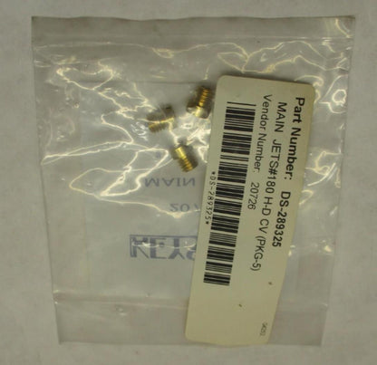 Lot of (5) Main Carb Carburetor Jet #180 Harley Davidson CV-Type Keihin 20726