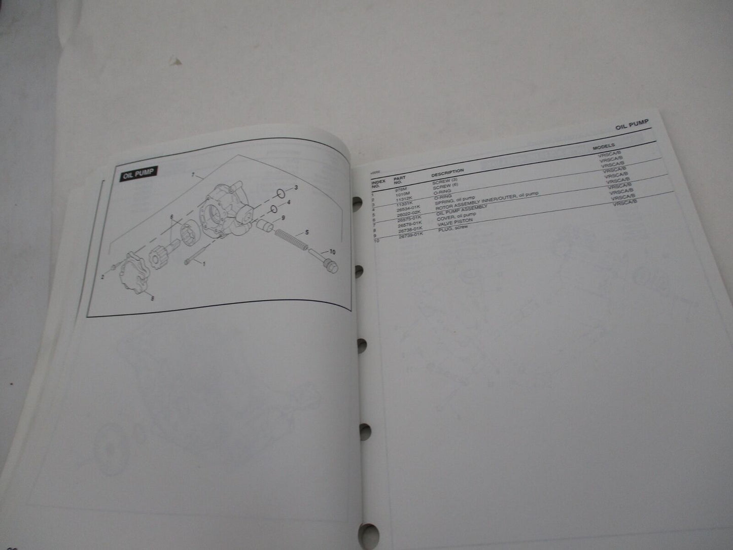 Harley Davidson Genuine Oficial Factory 2004 VRSC Parts Catalog 99457-04