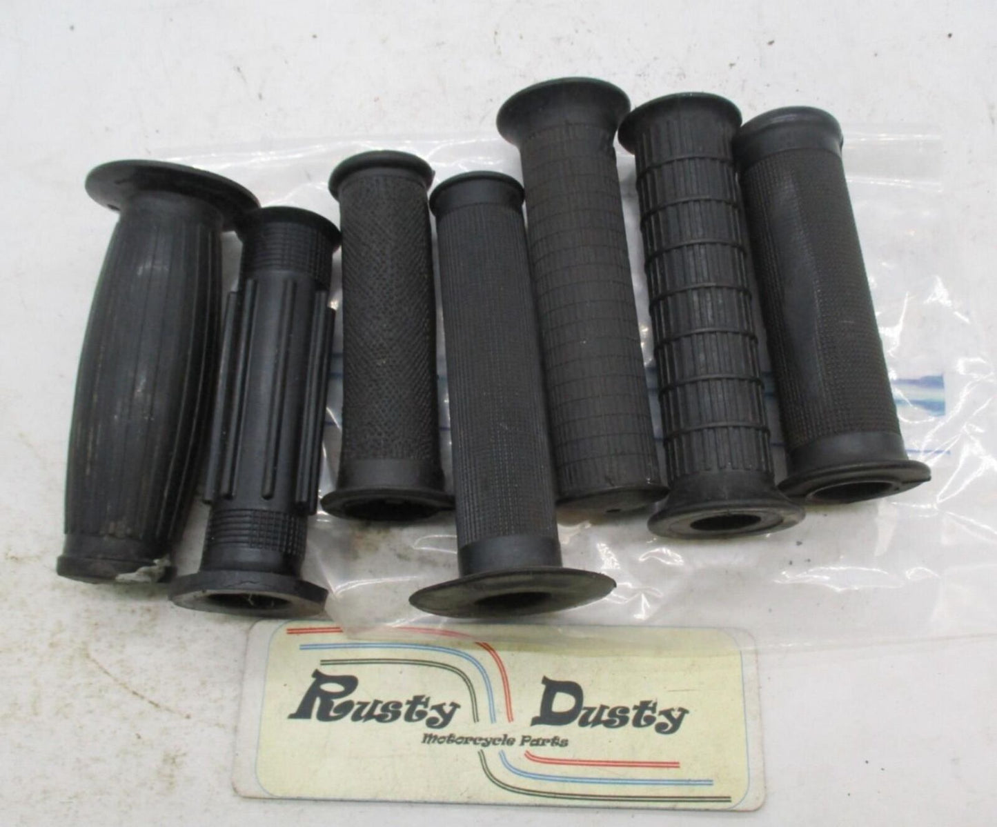 Large Mixed Lot of Vintage Motorcycle Grips Italian British Dirt Bikes