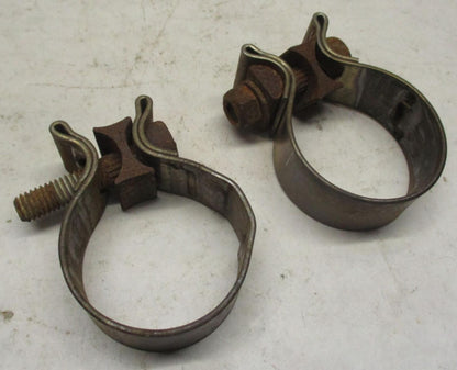 Pair of Harley Davidson Exhaust Muffler Clamps