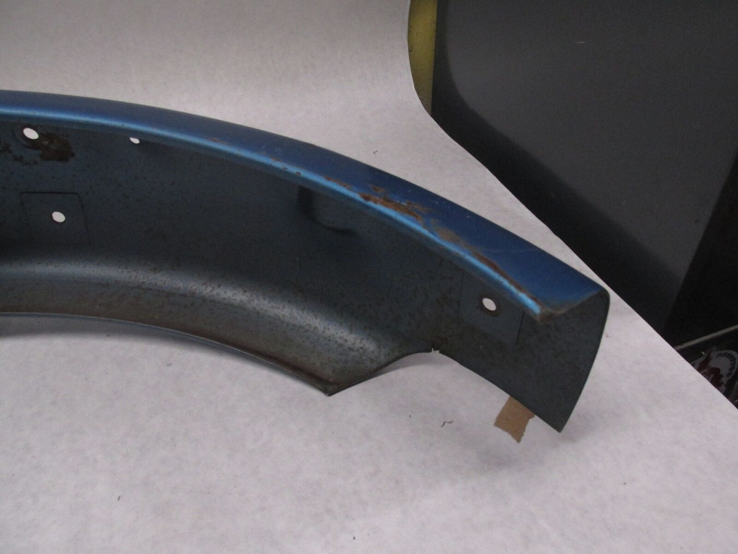 Triumph T100 T120 Blue Original Paint Rear Fender with Grab Handle