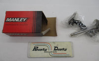 Set of 2 Harley 66-84 Shovelhead NOS Manley Thin Stem Valves 1-15/16" 29692