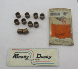 Lot of (10) Harley Davidson Genuine NOS Oil Pump Body Bushings 26489-75