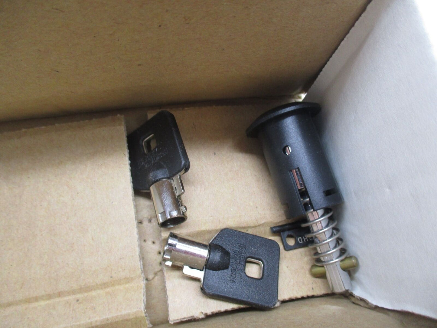 Harley Davidson Genuine Lock Ignition Barrel Style Key Set