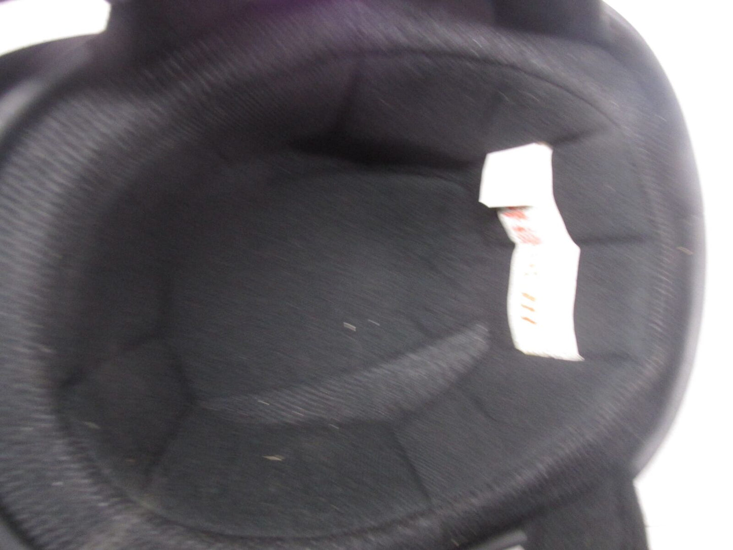 Outlaw Black and Red Large L T-70 Motorcycle Half Helmet 59-60cm