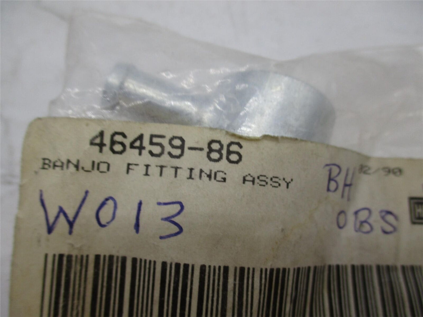 Harley Davidson Genuine NOS Brake Banjo Fitting Assembly 46459-86