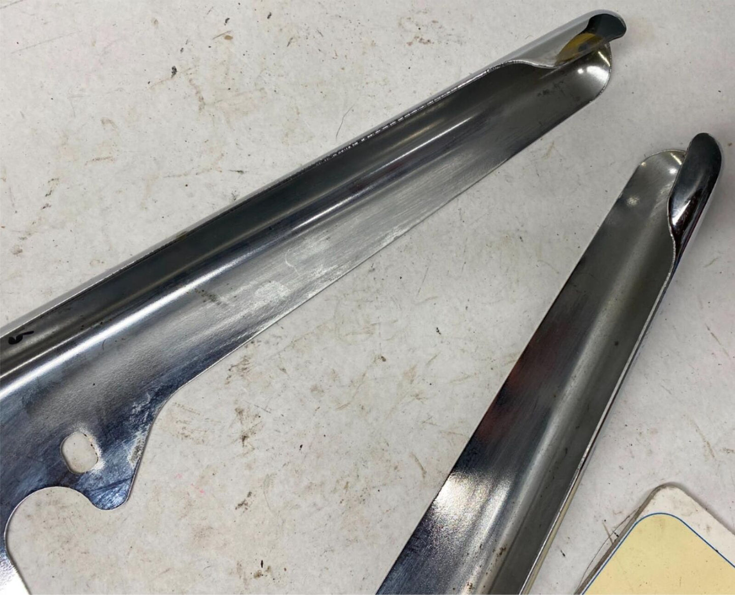 Harley Chrome Rear Fender Streets Touring Pair Set Road King