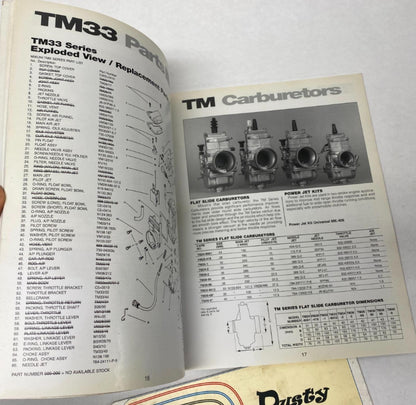 Mikuni Carb Carburetors Products Catalog Brochure 2003