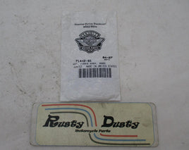 Harley Davidson Genuine NOS Flat Key Set 71442-91 Codes: 0083, 0095