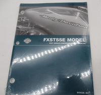 Harley Davidson Official Factory 2007 FXSTSSE Model Parts Catalog 99458-07