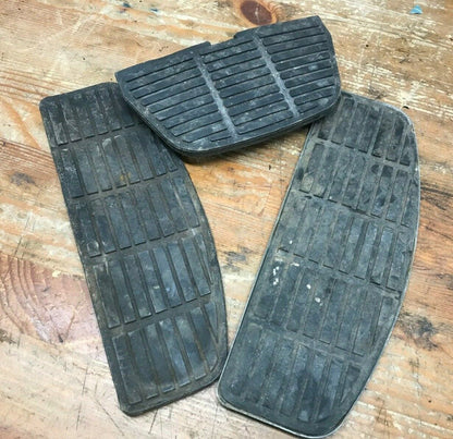 Mixed Lot of (3) Harley Davidson Floorboard Rubber Inserts Pad Footboard