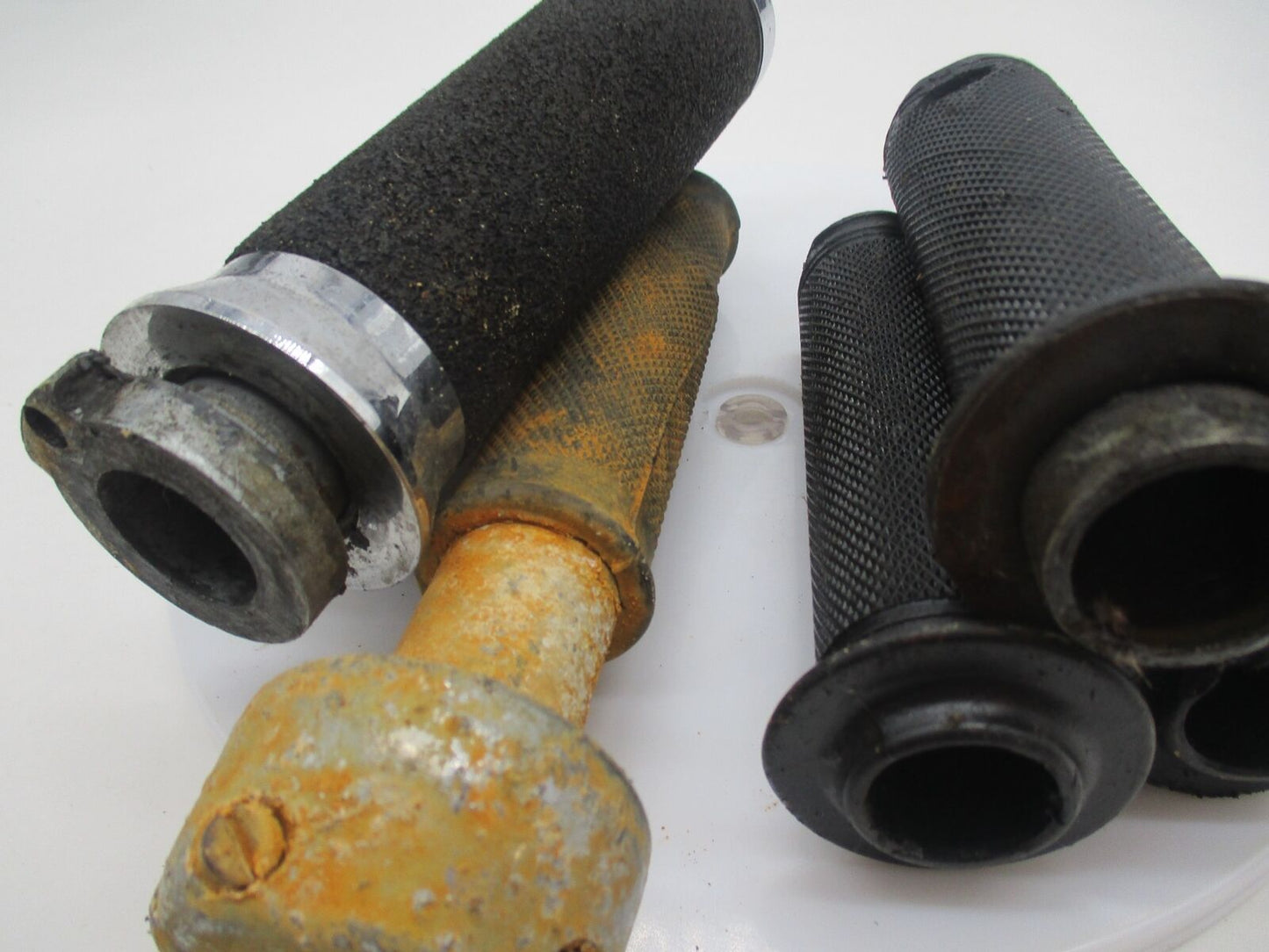 Mixed Lot of Vintage Motorcycle Hand Grips Harley Triumph BSA Etc