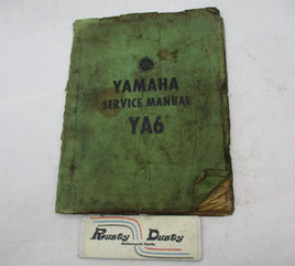 Vintage Original Yamaha YA6 Service Manual Book