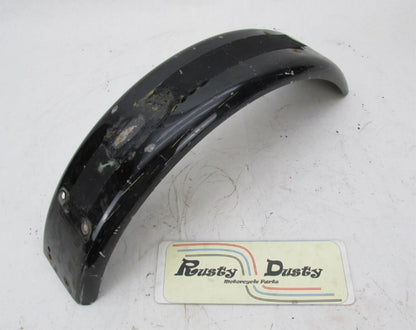 Harley Davidson Black 5.5" Flat Style Rear Fender Chopper Bobber Wheel Cover