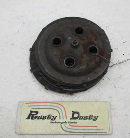 Set of Original BSA  B40 B44 Triumph Pre Unit Clutch Plates and Hub Cover