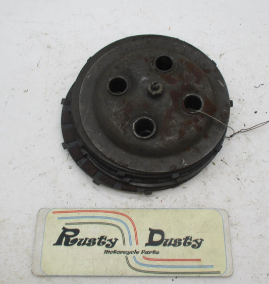 Set of Original BSA  B40 B44 Triumph Pre Unit Clutch Plates and Hub Cover