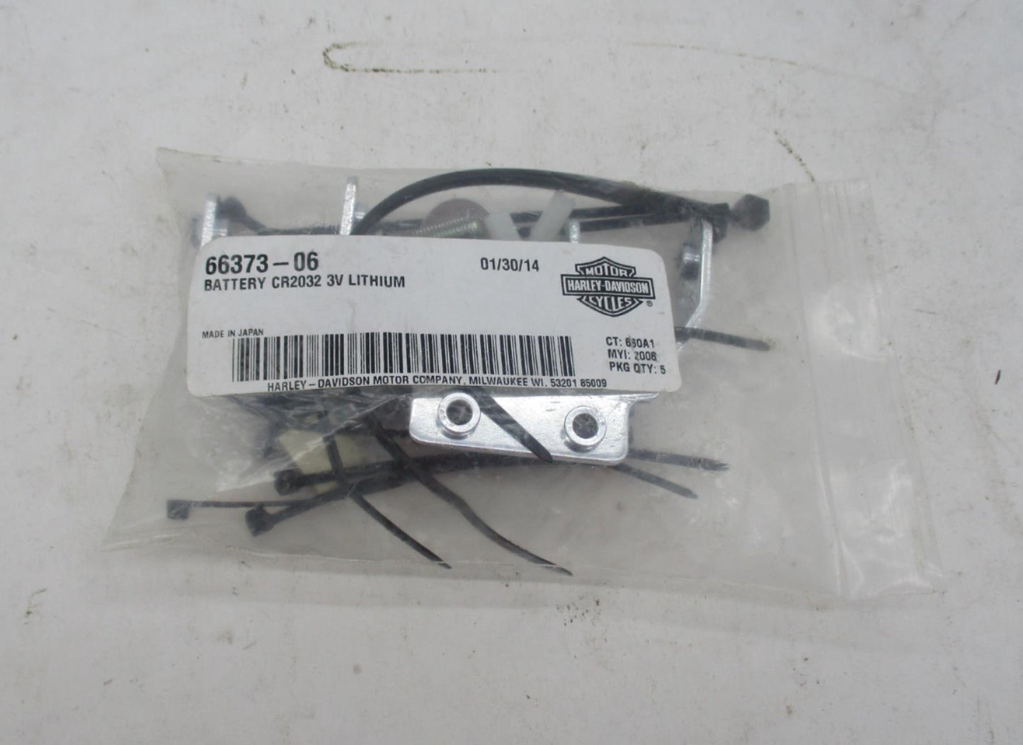 Harley Davidson Genuine NOS Lithium Battery Hardware Kit 66373-06