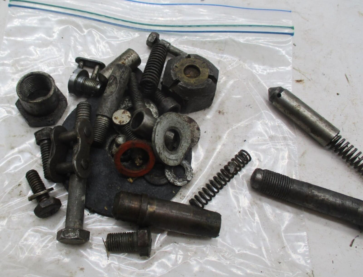 Mixed Lot of Vintage AJS Matchless Motorcycle Hardware