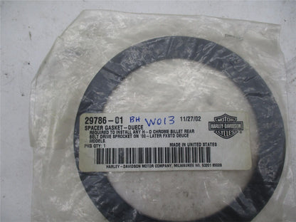 Harley Davidson Genuine NOS Softail Duece Spacer Gasket 29786-01