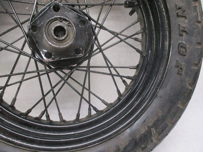 Harley Shovelhead Super Glide Rear Wheel Spoke w/ Tire 40981-73 3/4" Axle