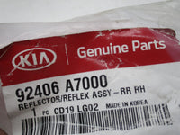 KIA Guine NOS Bumper Reflector 92406 A7000