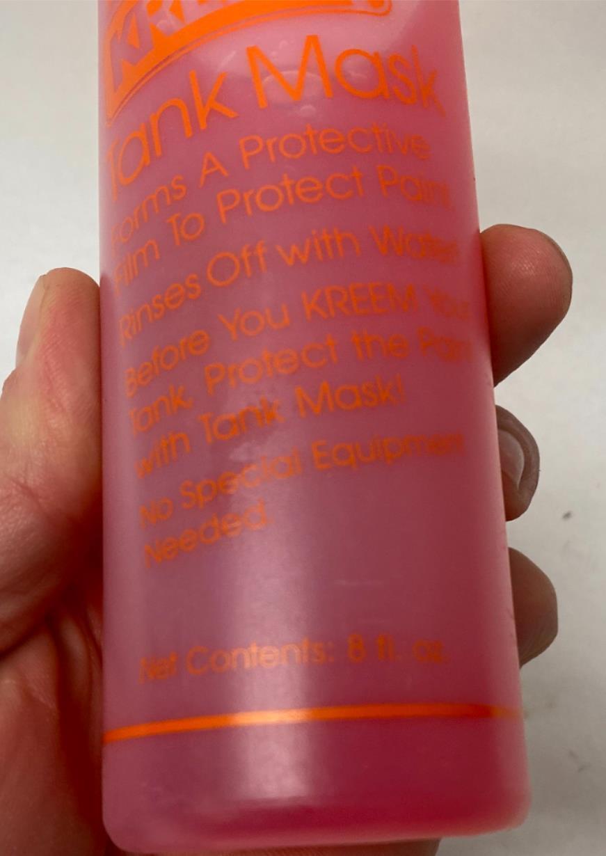 Kreem Tank Mask Protectant Coating Motorcycle Container Size 8 fl oz