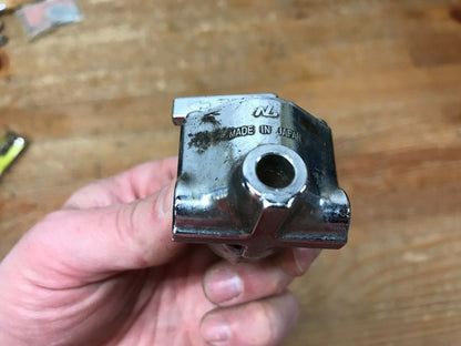 Harley FL FX FLSTF Fuel Gas Tank Petcock Selector Valve Japan Chrome