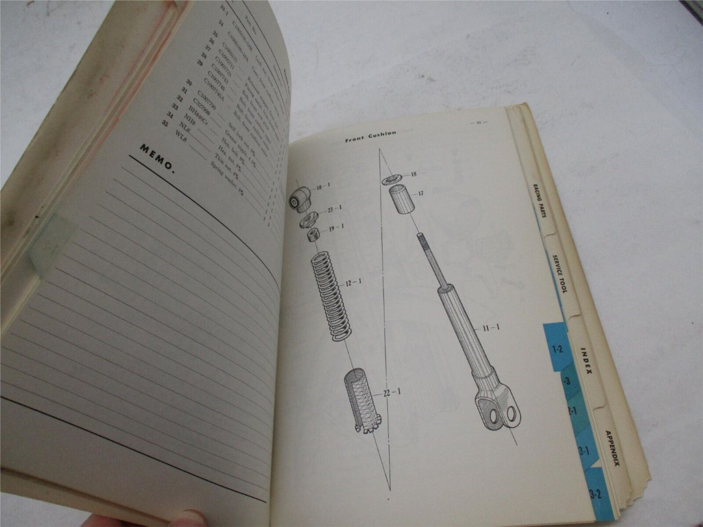 Honda Motor Co. Factory OEM 50-55 C110-115 Parts List Book
