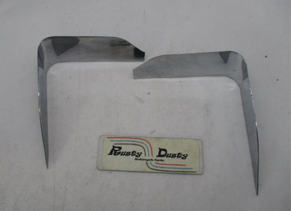Pair of Honda Goldwing GL Chrome Trim Accents Covers Panels Right Angle