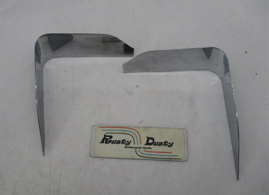 Pair of Honda Goldwing GL Chrome Trim Accents Covers Panels Right Angle