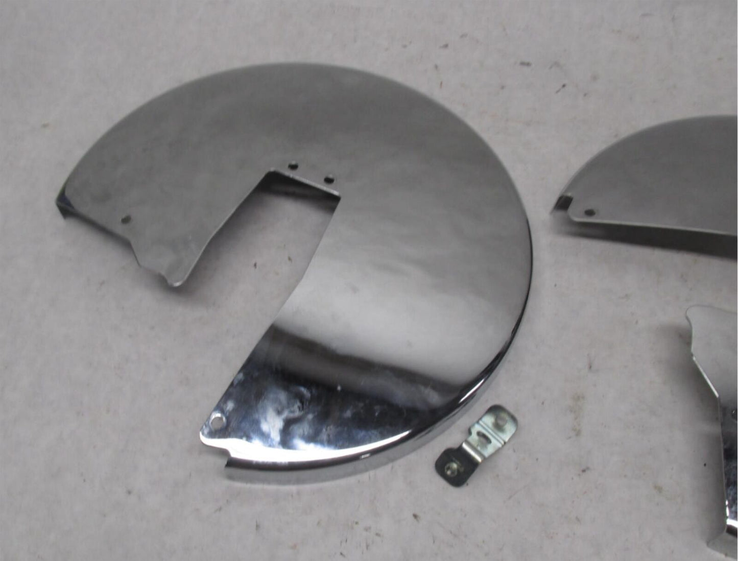 Pair of Harley-Davidson Touring Electra Glide Chrome Rotor Covers 43068-89