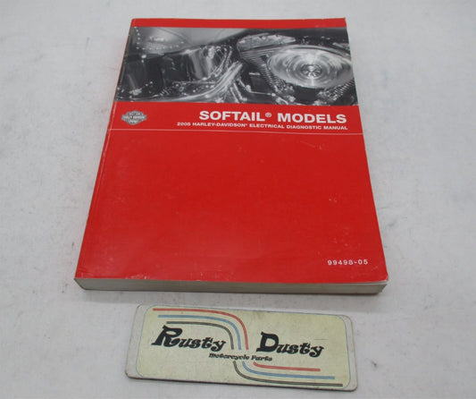 Harley Davidson Factory 2005 Softail Electrical Diagnostic Manual 99498-05