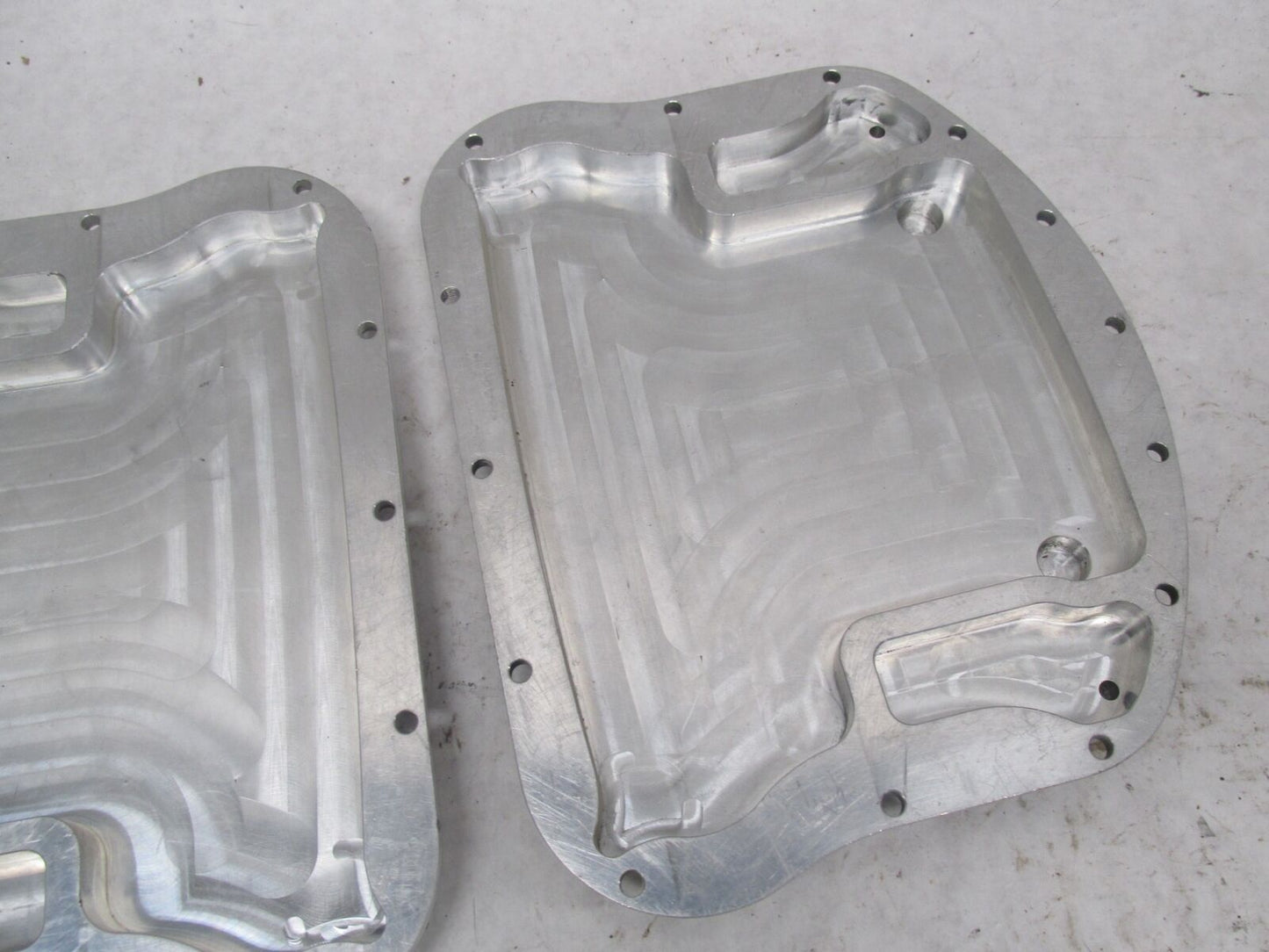 Pair of Harley Davidson Billet Aluminum Panhead Style Rocker Box Covers