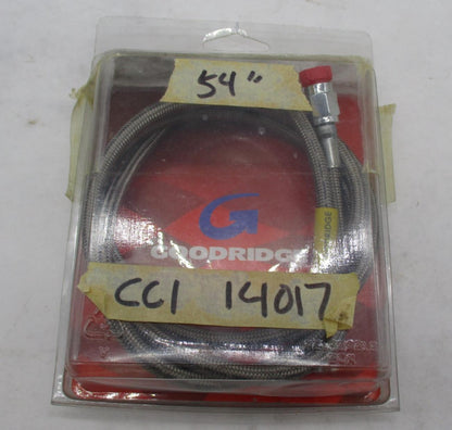Goodridge Stainless Steel 54" Braided Universal Brake Line 14017 Harley Davidson
